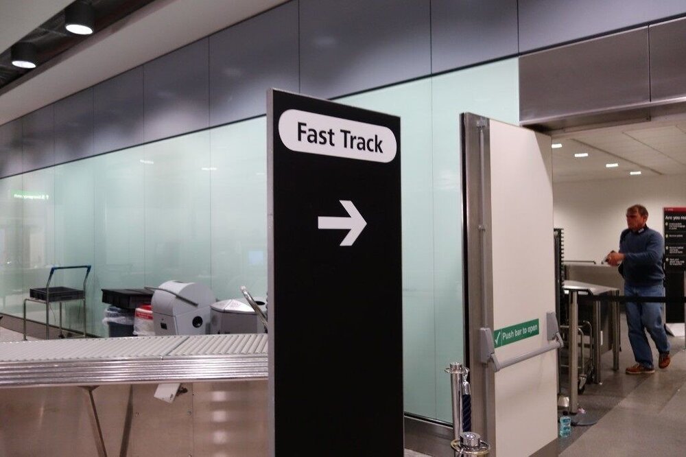 Vietnam airport arrivals area