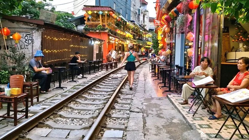 Phung Hung Train Street Hanoi
