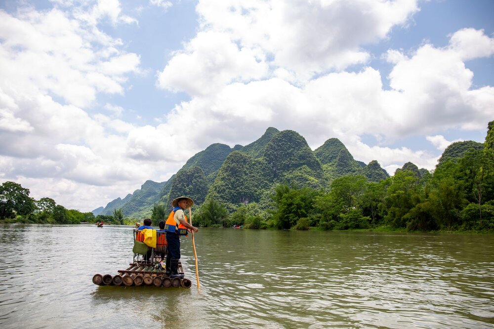 Bamboo Rafting on the Cham River — Vietnam