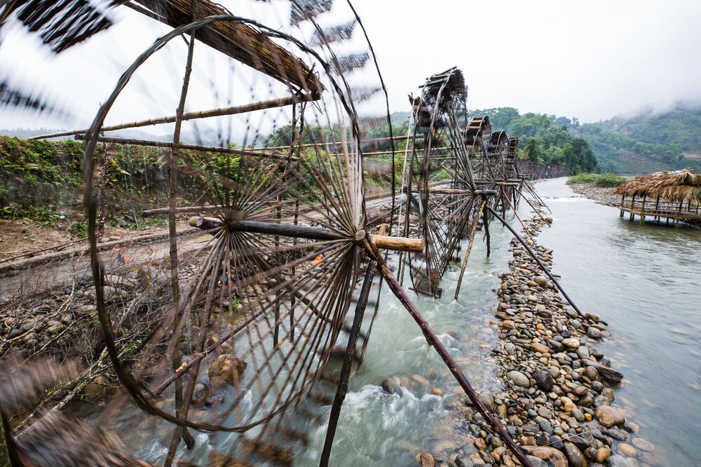 Bamboo Water Wheels (Lang Tom) — Vietnam