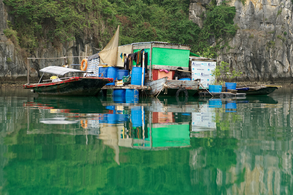 Cat Ba Island fishing village