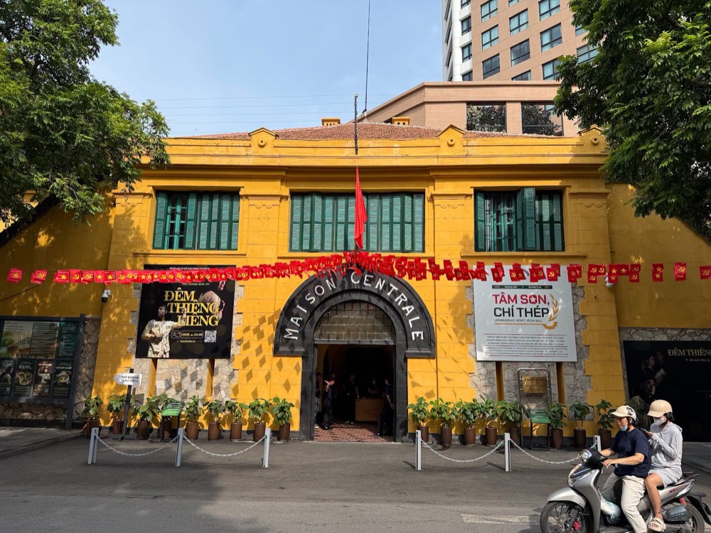 Entrance gate of Hoa Lo Prison, Hanoi