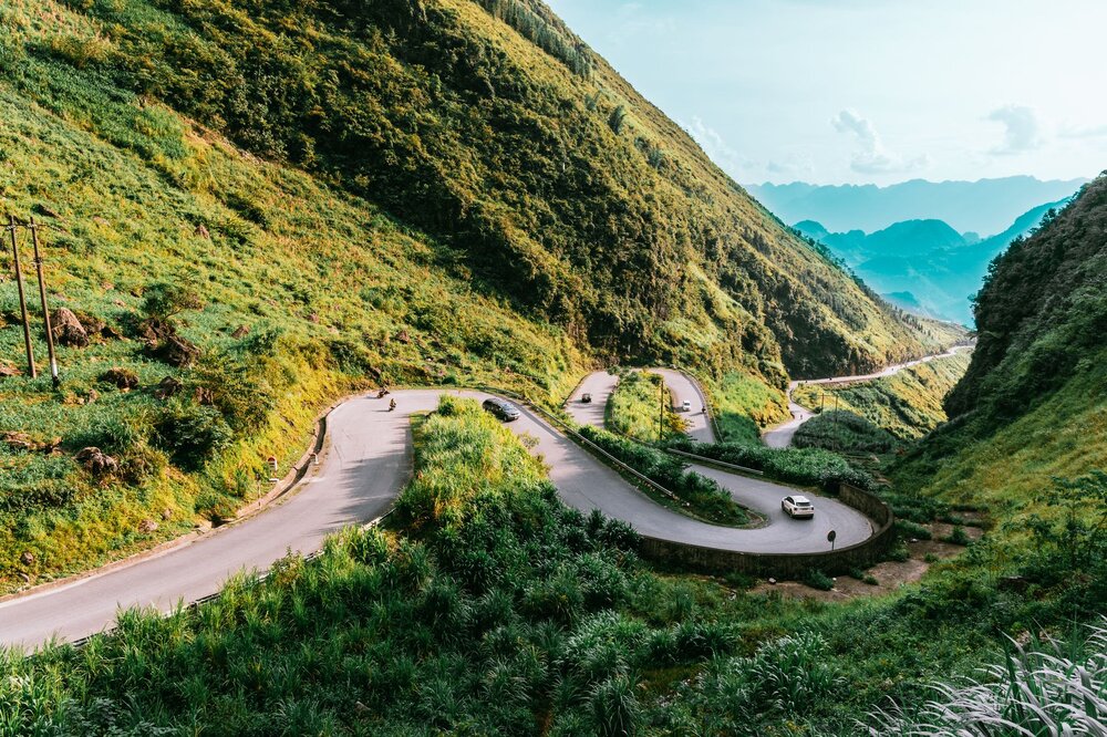 Ha Giang Loop Ma Pi Leng Pass motorbike Vietnam karst