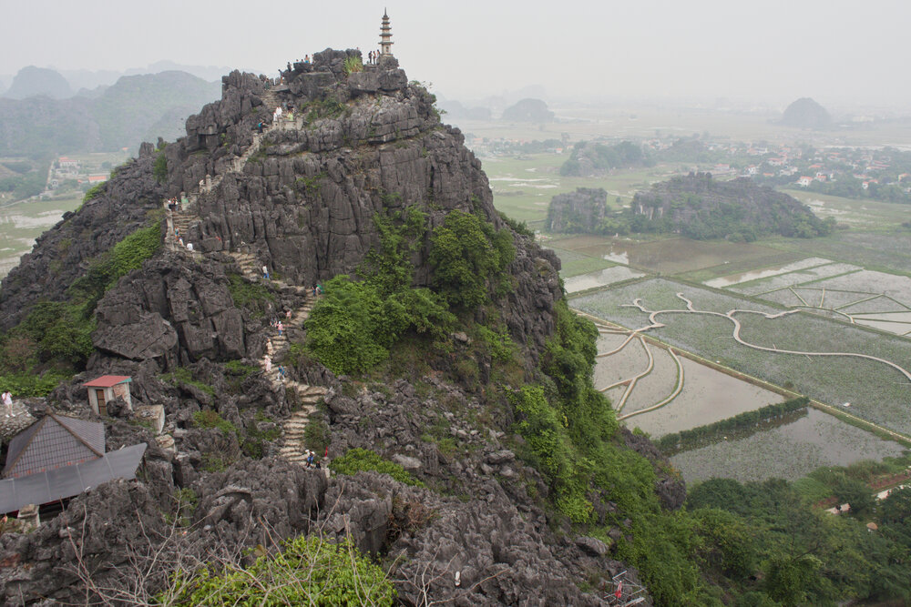 Mua Cave (Hang Mua) viewpoint over Ninh Binh rice paddies