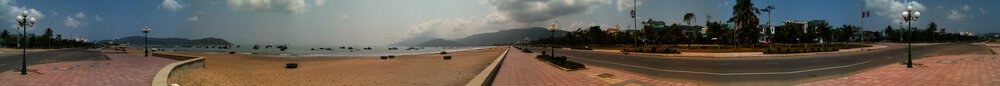 Quy Nhon beachfront panorama