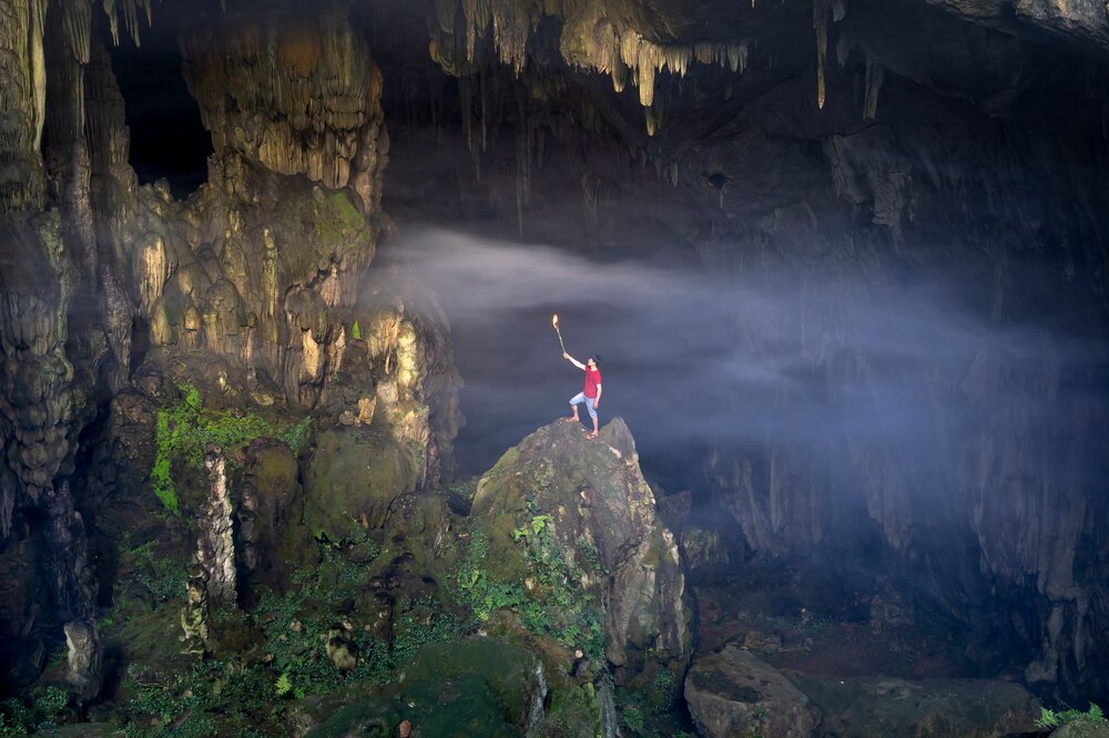 Son Doong Cave Phong Nha world's largest cave Vietnam doline jungle