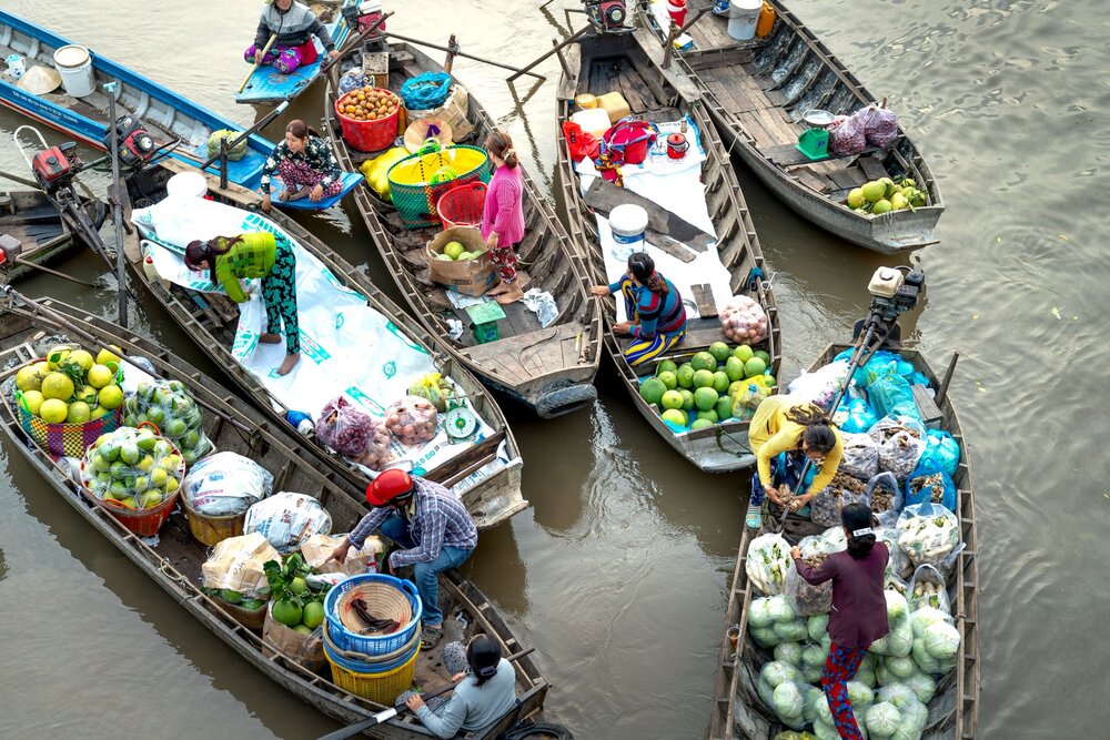 Tra On Floating Market — Vietnam