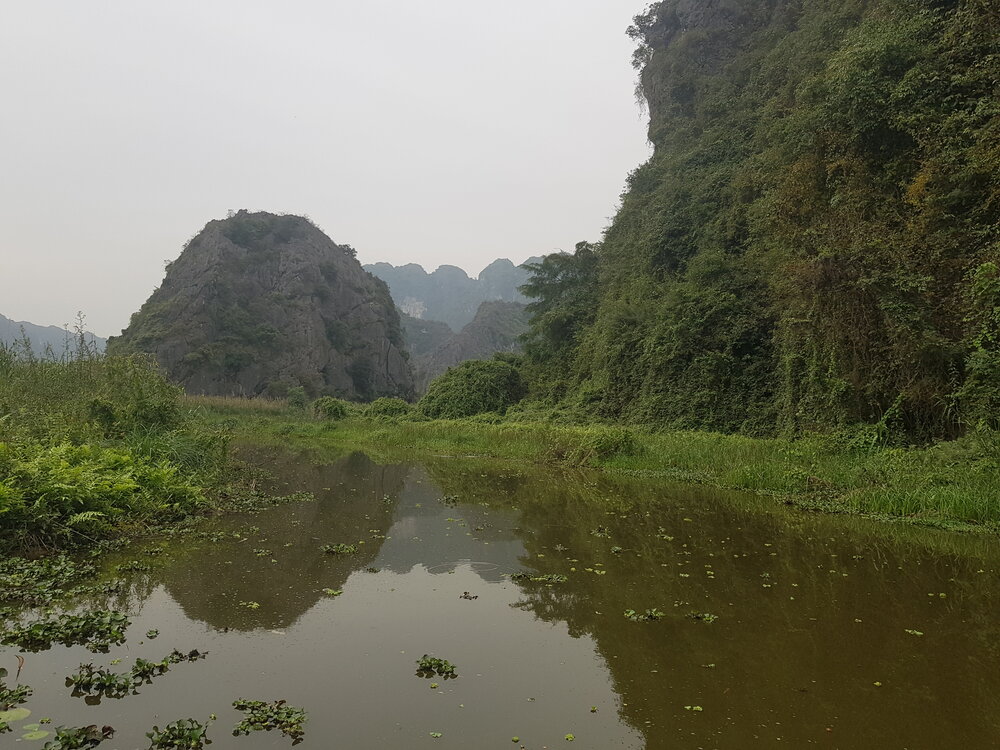Van Long Nature Reserve Ninh Binh karst wetland sampan silence wellness Vietnam