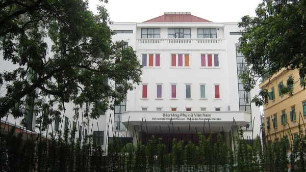 Front of the Vietnamese Women's Museum on Ly Thuong Kiet street, Hanoi