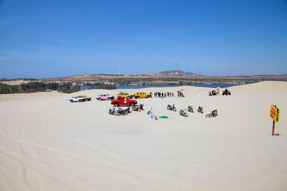 White Sand Dunes (Bau Trang) — Vietnam
